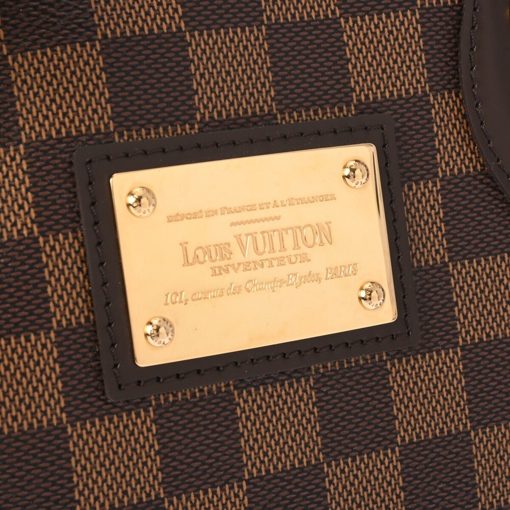 Louis Vuitton Damier Hampstead Brown Canvas Handbag - Picture 9 of 11